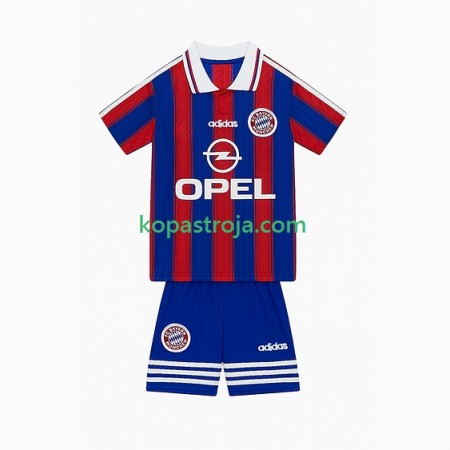 Billiga Fotbollströjor Bayern München 1995 Retro Barn Hemma tröja 1997 Kortärmad